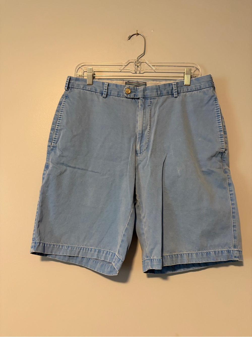 Peter Millar Light Blue Flat Front Men's Shorts